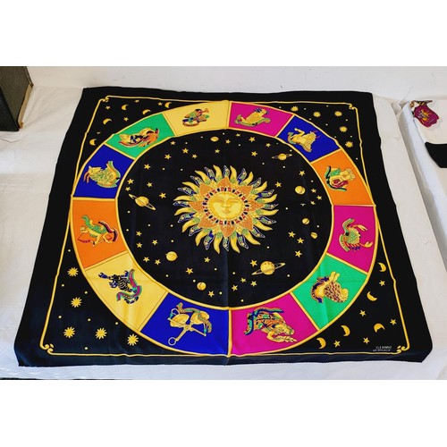 291 - A Versace silk scarf. UK shipping £14.