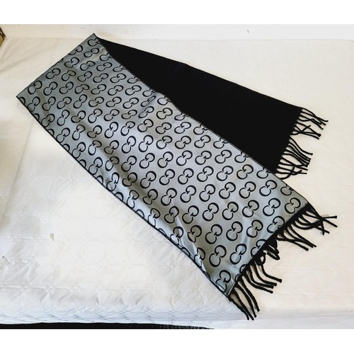 283 - Three Valentini wool and silk scarves. UK shipping £14.