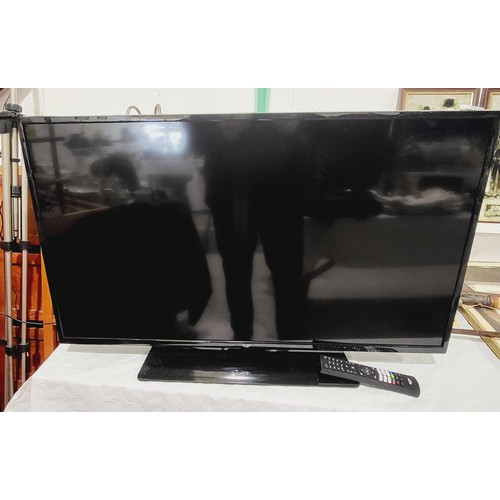 263 - A Bush 40in flat screen TV Model No.DLED40FHDS. No shipping. Arrange collection or your own packer a... 