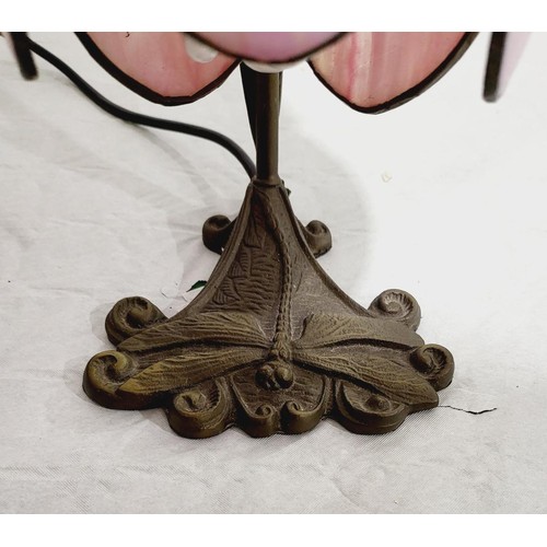 251 - An Art Nouveu style metal dragonfly table lamp, height 29cm. No shipping. Arrange collection or your... 