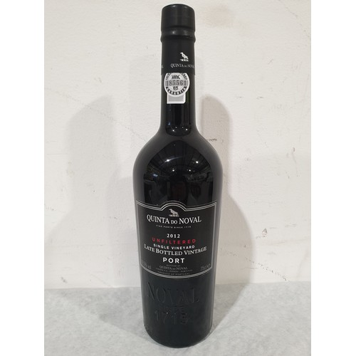 5 - A 750ml bottle of Quinta Do Noval unfiltered, single vineyard, Late Bottled Vintage Port 2012. No sh... 