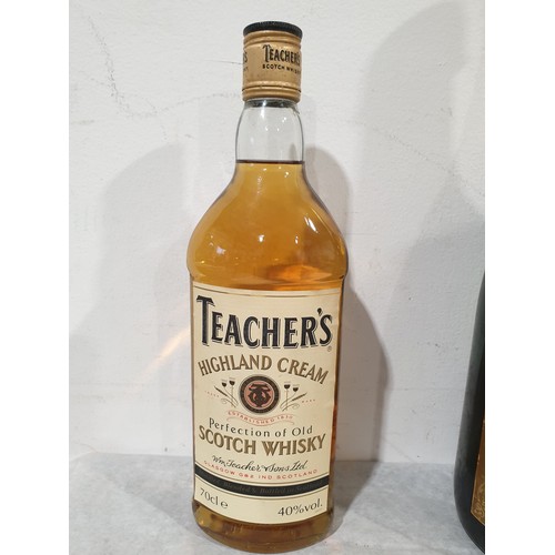 13 - A 70cl bottle of Teacher's Scotch Whisky, a 70cl bottle of Coffee Liqueur & a 1.5ltr bottle of Charl... 