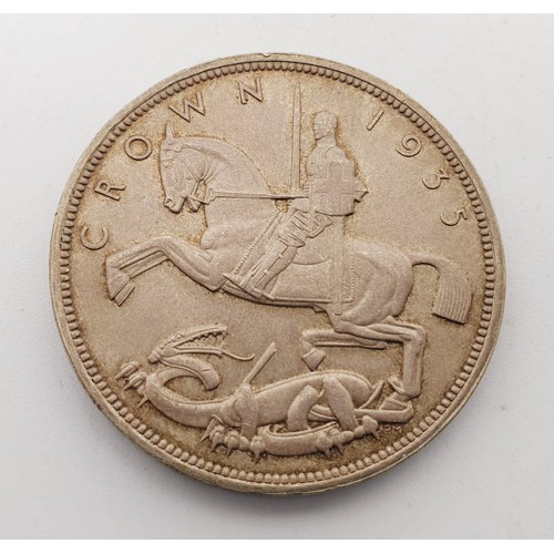 71 - A 1935 Rocking Horse crown together with pre-1947 silver content threepences, weight 56g. UK shippin... 