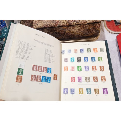 134 - Two stamp albums of British stamps. UK shipping £14.