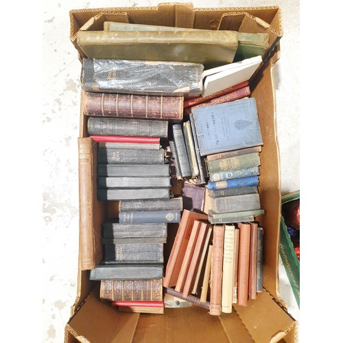 145 - A box of antique and later books. No shipping. Arrange your own packer and shipper please. Electrica... 