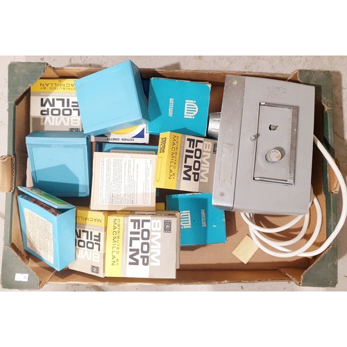 167 - A Super 8 Technicolour 510 cassette projector with teaching material films. No shipping.  Arrange co... 