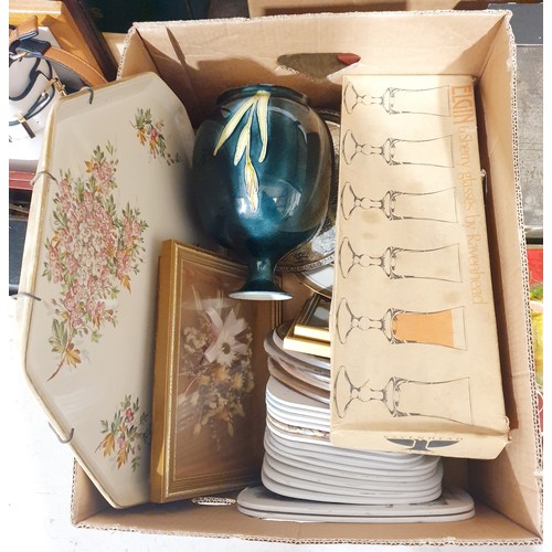 169 - Two boxes of ceramics and assorted. No shipping.  Arrange collection or your own packer and shipper,... 