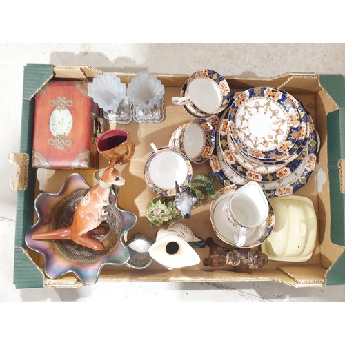 171 - A box including Royal Stafford tea ware. No shipping. Arrange collection or your own packer and ship... 