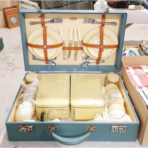 192 - A vintage Sirran picnic hamper. No shipping. Arrange collection or your own packer and shipper, plea... 