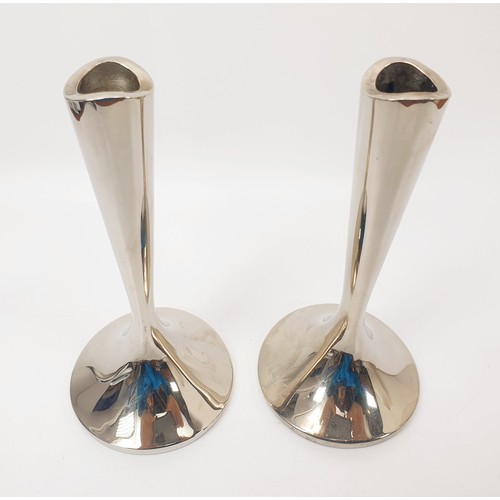 297 - A pair of Dansk candlesticks, height 19cm. UK shipping £14.