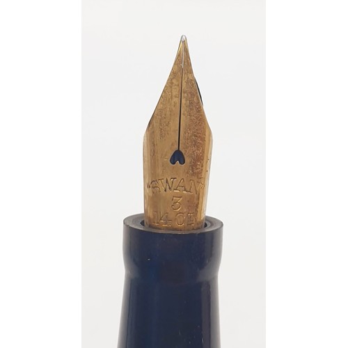 82 - A vintage Swan fountain pen with a 14ct gold nib. UK shipping £14.