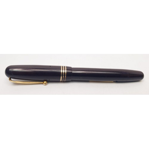 82 - A vintage Swan fountain pen with a 14ct gold nib. UK shipping £14.