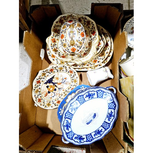 38 - Two boxes of ceramics. No shipping. Arrange collection or your own packer and shipper, please. Elect... 