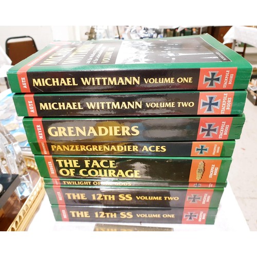 48 - Eight paperback Stackpole Military History Series books related to World War II German Military. UK ... 