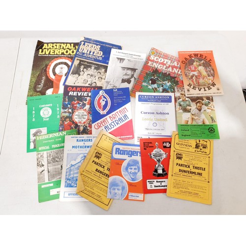 92 - A box of football programmes including Cup finals and Halifax Town. UK shipping £14.