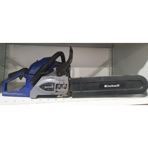 145 - An Einhell BG-PC4040 electric chainsaw. No shipping. Arrange collection or your own packer and shipp... 