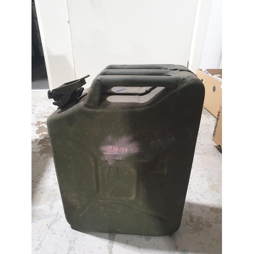 154 - A 20ltr jerry can dated 1951. No shipping. Arrange collection or your own packer and shipper, please... 