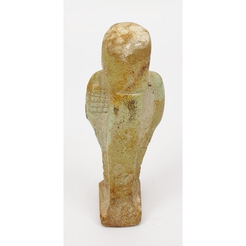 4 - An ancient Egyptian faience Ushabti figure, height 86mm. No shipping. Arrange collection or your own... 