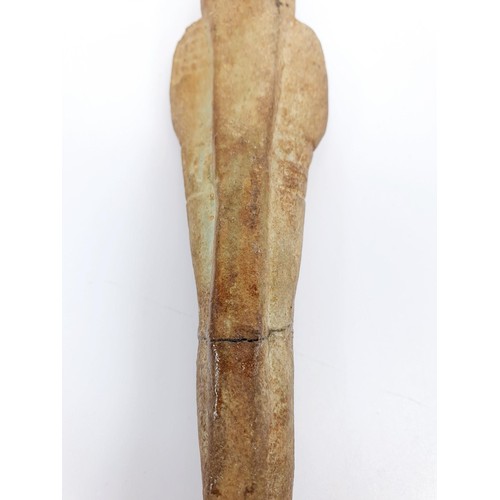 6 - An ancient Egyptian faience Ushabti figure, height 121mm. No shipping. Arrange collection or your ow... 