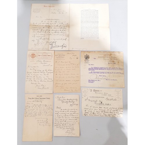 53 - A selection of 19th century paperwork relating to the sale of Castle Carr Estate including letters f... 