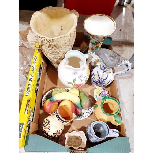 108 - Three boxes of glass and china. No shipping. Arrange collection or your own packer and shipper, plea... 