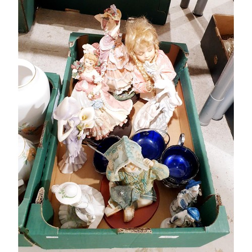 109 - Two boxes of ceramics and assorted. No shipping. Arrange collection or your own packer and shipper, ... 