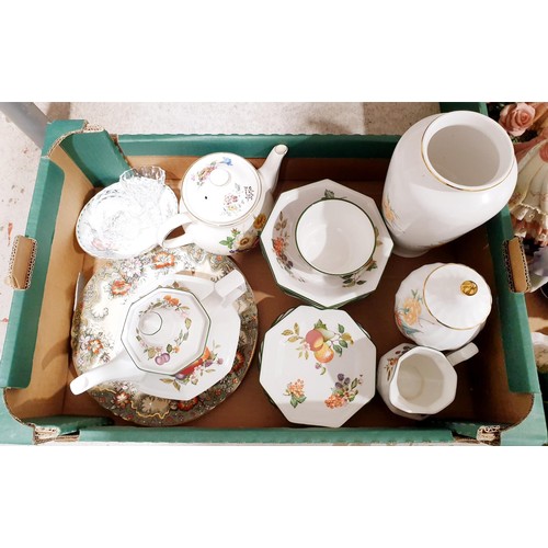 109 - Two boxes of ceramics and assorted. No shipping. Arrange collection or your own packer and shipper, ... 