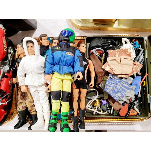 148 - Action Man figures, vehicles and accessories. UK shipping £14.