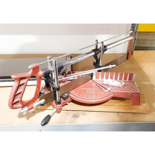 163 - A mitre saw and a Fletcher mount cutter. No shipping. Arrange collection or your own packer and ship... 