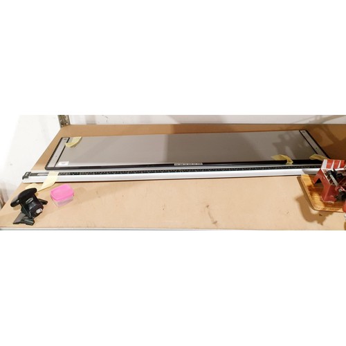 163 - A mitre saw and a Fletcher mount cutter. No shipping. Arrange collection or your own packer and ship... 