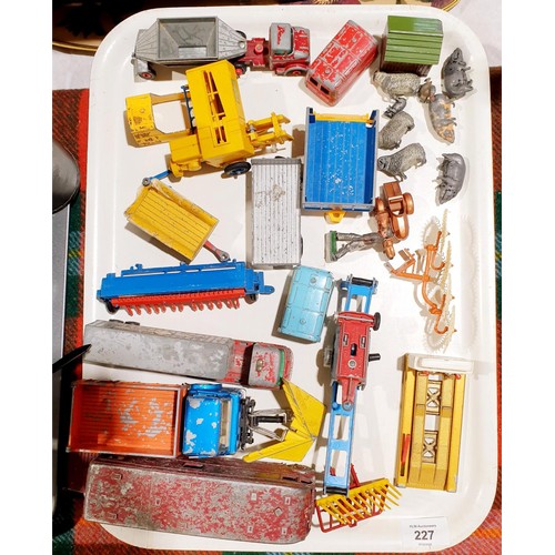 227 - Dinky and other toys. UK shipping £14.