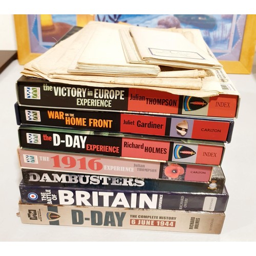 39 - World War II books including Imperial War Museum's experience box sets with two WWII military editio... 