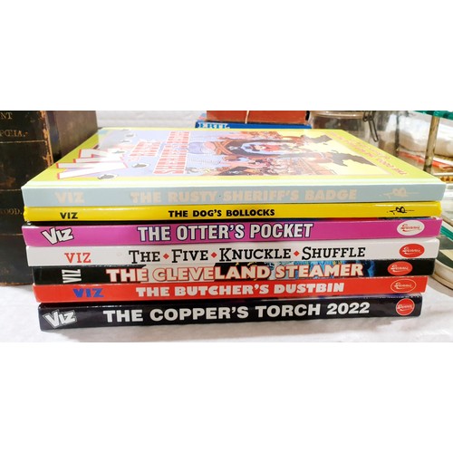 44 - A selection of Viz comics and annuals. UK shipping £14.