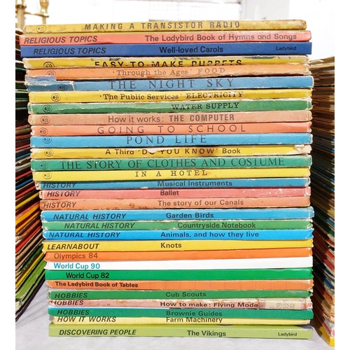 85 - A selection of vintage Ladybird books including World Cup and Olympics and history. UK shipping £14.