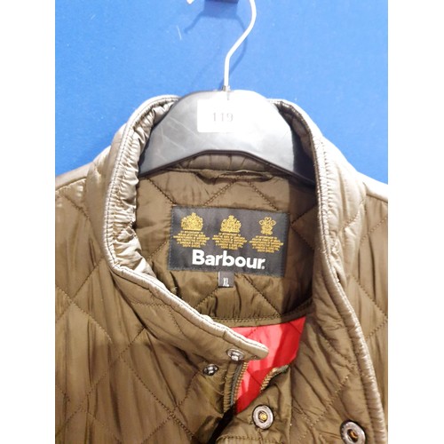 119 - A new Barbour jacket, size XL. UK shipping £14.