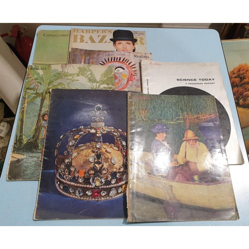 62 - A vintage French copy of Vogue December 1978-January 1979, vintage copies of The Isis Oxford student... 