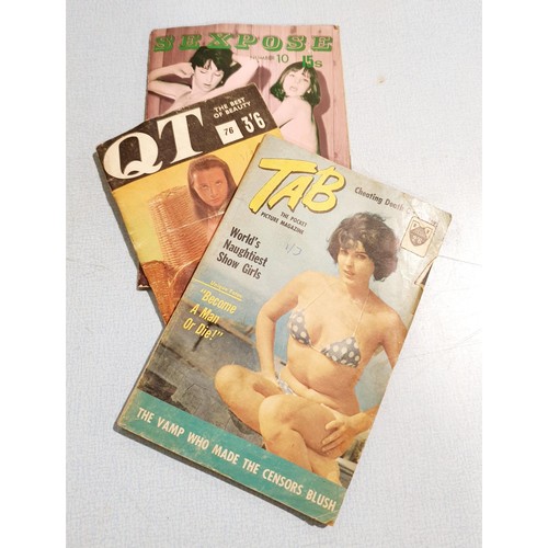 77 - Fourteen vintage erotic magazines including Escort and Fiesta. UK shipping £14.