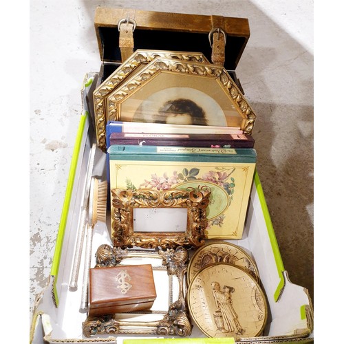 96 - Two boxes of ceramics and assorted. No shipping. Arrange collection or your own packer and shipper, ... 