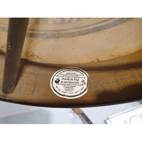 A vintage Guinness branded bodhran drum by Malachy Kearns