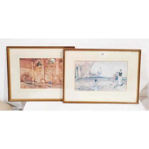 284 - Flint, William Russell: four framed prints, the largest 26x43.5cm. No shipping. Arrange collection o... 