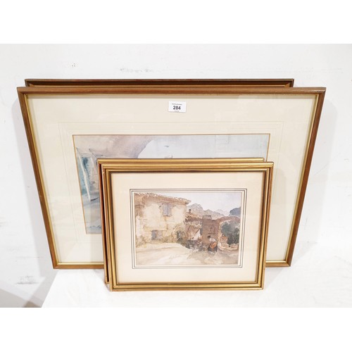 284 - Flint, William Russell: four framed prints, the largest 26x43.5cm. No shipping. Arrange collection o... 