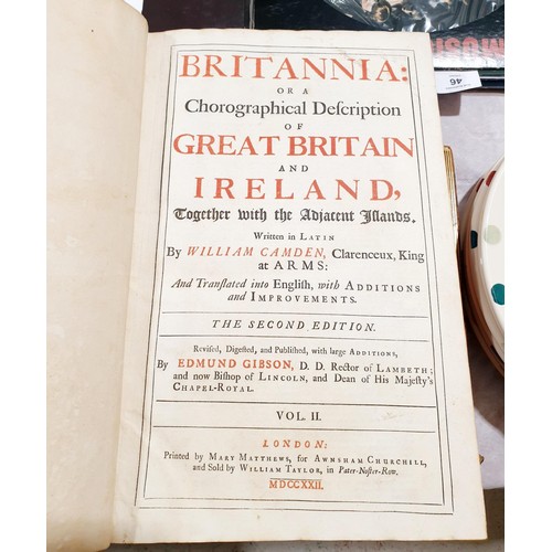 29 - Camden, William, Britannia: Or A Chorographical Description Of Great Britain And Ireland, Together W... 