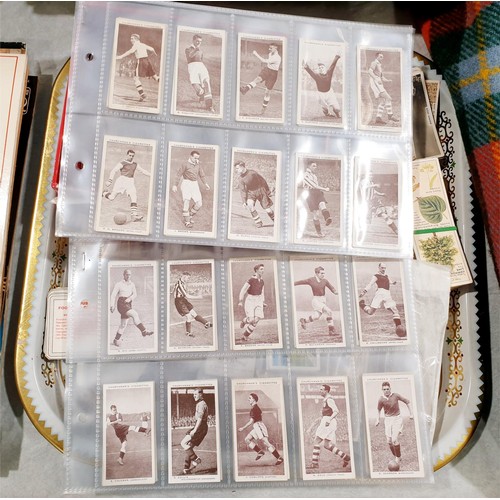 154 - A selection of cigarette cards. UK shipping £14.