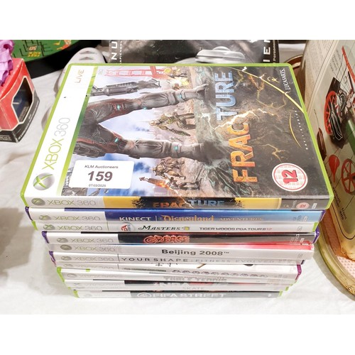 159 - Twelve Xbox 360 games. UK shipping £14.