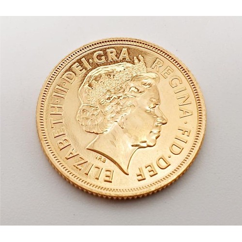 291 - Elizabeth II: a sovereign 2012. UK shipping £14.