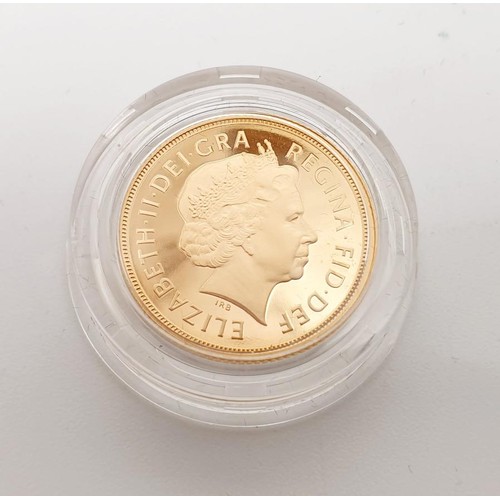 292 - Elizabeth II: a boxed proof sovereign 2005. UK shipping £14.