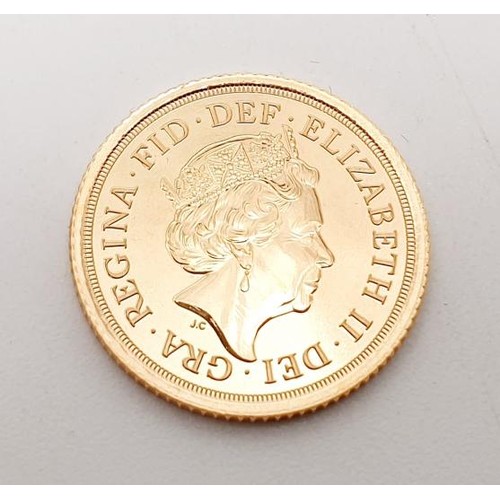 295 - Elizabeth II: a half sovereign 2020. UK shipping £14.