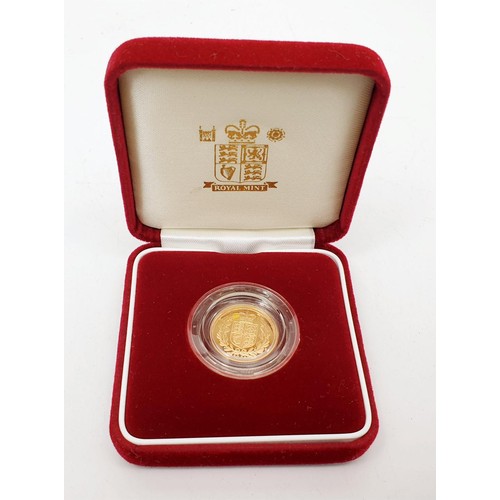 298 - Elizabeth II: a boxed proof half sovereign 2002. UK shipping £14.