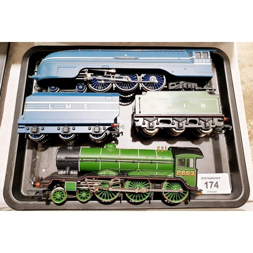 174 - Two Hornby locomotives, one Coronation. UK shipping £14.