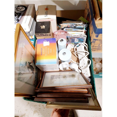 187 - Three boxes of bric-a-brac. No shipping. Arrange collection or your own packer and shipper, please. ... 